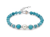 Bracciale Miluna Donna in Argento Giada PBR3680